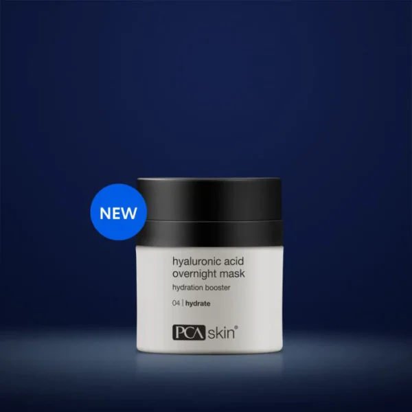 Wake up to refreshed, glowing skin with the Hyaluronic Acid Overnight Mask.